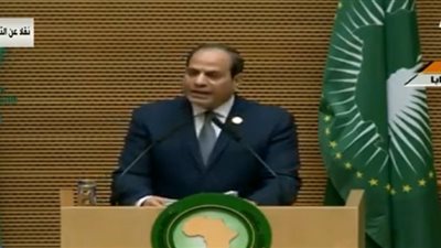 فيديو..الرئيس السيسي في القمة الأفريقية: همجية التطرف وشح المياه سبب هجرة الشعوب ديارهم