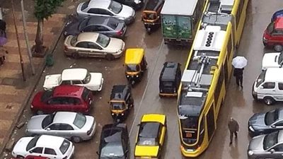 ظهور أول ترام مزود بالإنترنت فى شوارع الإسكندرية 