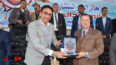 صور| محافظ بني سويف يكرم 240 من المتفوقين رياضيا ومتحدي الإعاقة 