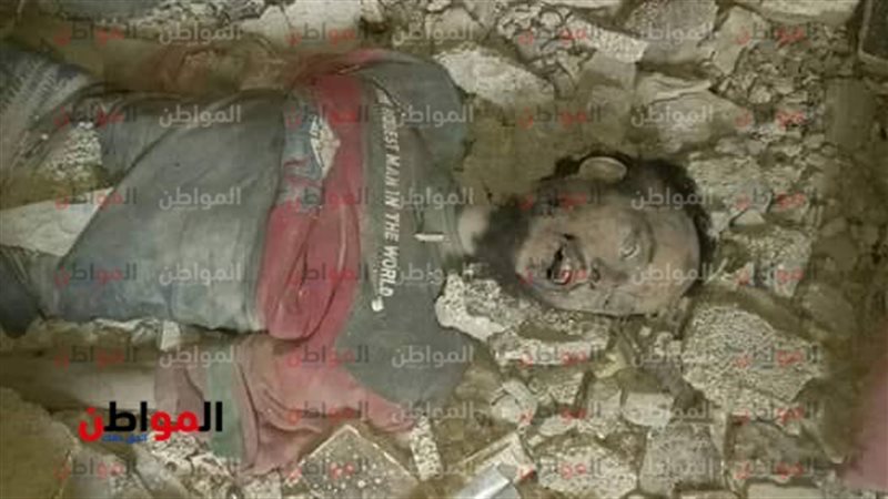 جثة أحد الإرهابيين