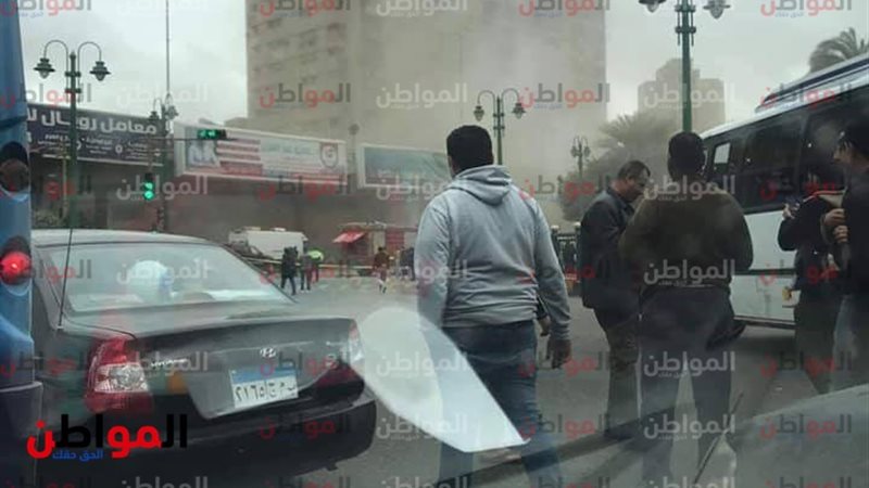 انفجار  أمام مسجد