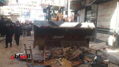 إزالة إشغالات سوق شيديا ورصف شارع أنوبيس بـ وسط الإسكندرية   