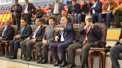 صور| وزير الرياضة يتفقد ملاعب دور حوض البحر المتوسط ببورسعيد