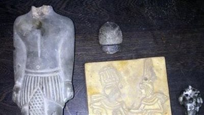 بعد عثوره على آثار فرعونية.. تفاصيل القبض على تاجر بنزلة السمان