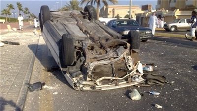 إصابة أستاذ جامعي ومعيد ومهندسة في إنقلاب ملاكي بصحراوى بني سويف