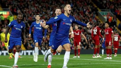 إيدين هازارد يقود هجوم تشيلسي ضد مانشستر يونايتد 