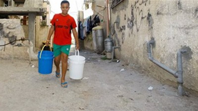 انقطاع المياه بالكامل