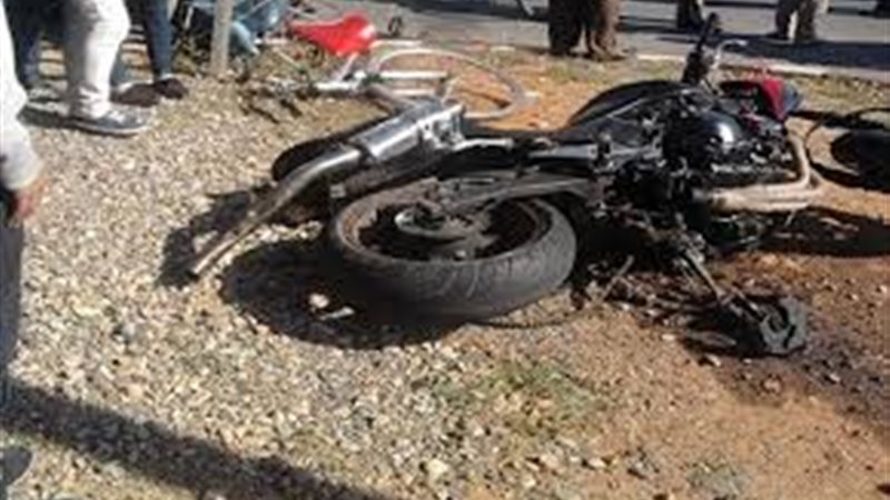 حادث دراجة نارية