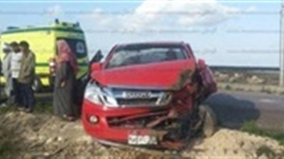 إصابة 5 أشخاص بحادث تصادم ملاكي بكفر الشيخ