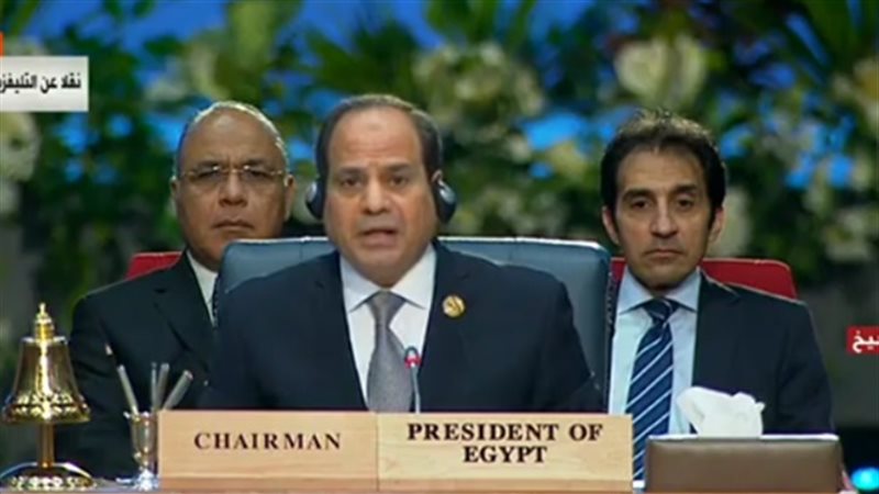  السيسي في القمة
