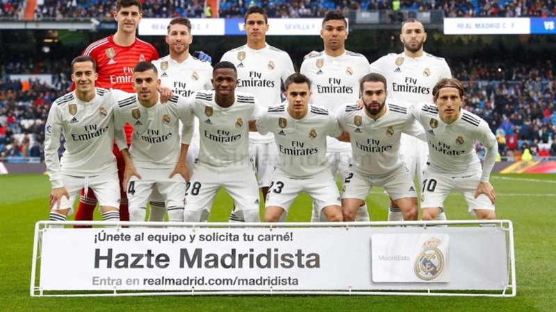 لاعبو ريال مدريد