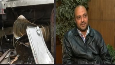 سائق قطار رمسيس: لو عاد بي الزمن كنت وقفت الجرار وأتحمل المسئولية
