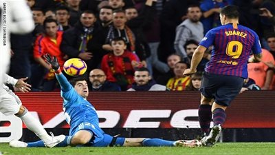 فيديو| سواريز يعزز تقدم برشلونة بهدف ثاني