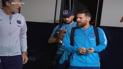 كلاسيكو الكأس..وصول ليونيل ميسي ملعب سانتايجو برنابيو