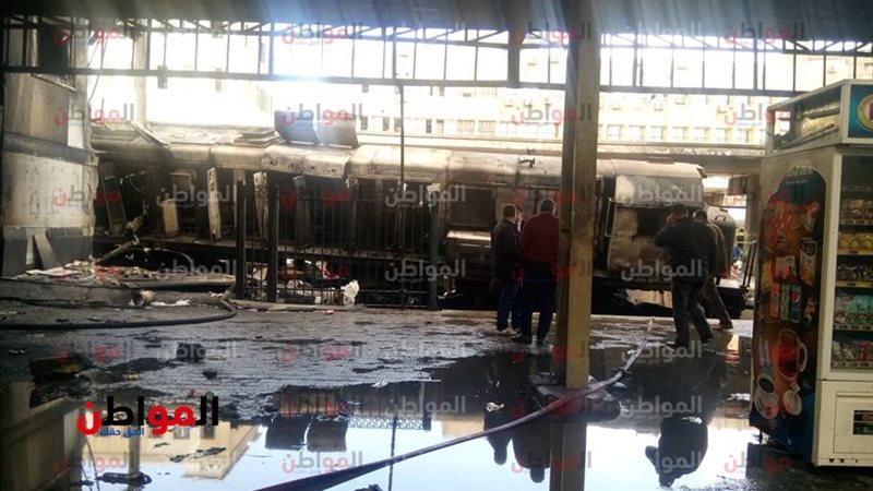 حادث قطار محطة مصر