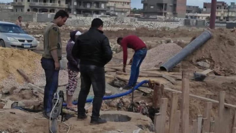 حل مشكلات الصرف الصحي