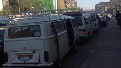 صور| كثافة مرورية في الجيزة والسبب الجامعات 