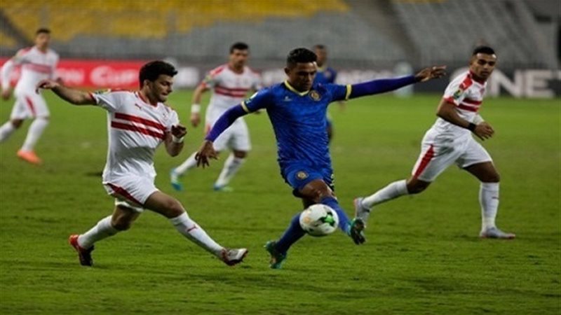 من مباراة الزمالك