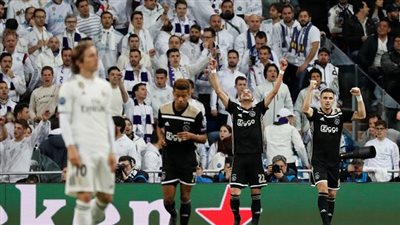 فيديو| ملخص وأهداف الشوط الأول من مباراة الريال ضد أياكس  