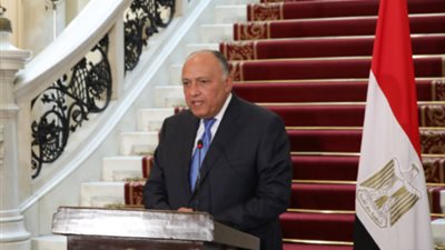 شكري: نبذل كل الجهد لتوحيد مؤسسات ليبيا ونجاح المسار السياسي