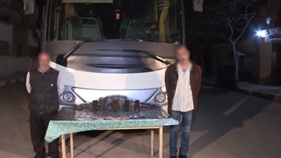 فيديو| إحباط محاولة تهريب 200 طربة لمادة الحشيش المخدر