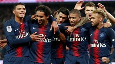 مبابي يقود هجوم باريس سان جيرمان ضد مانشستر يونايتد