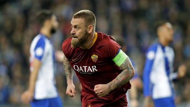دي روسي، لاعب روما