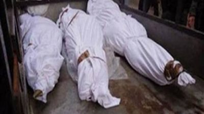 نقل جثث الـ7 إرهابيين المتورطين في حادث دائري الجيزة للطب الشرعي 