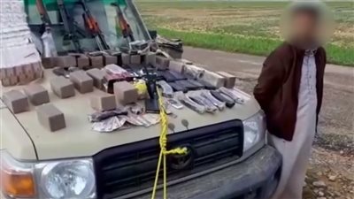 فيديو| ضبط عنصرين إجراميين وبحوزتهما 650 طربة لمخدر الحشيش