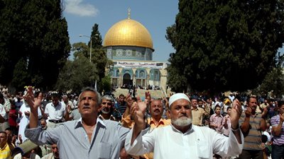 فيديو| خطبة الجمعة 1 رجب من أمام باب الأسباط في فلسطين 