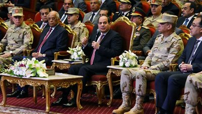 السيسي: مصر مقبرة للغزاة وحائط الصد أمام موجات الإرهاب