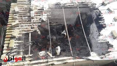 صور| الدفاع المدني بغزة: مصرع طفلتين وإصابة والدهما بجروح جراء حريق 