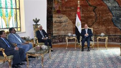  تفاصيل لقاء الرئيس السيسي بوفد السودان 