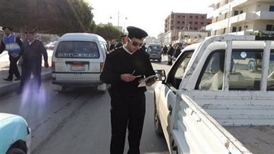 رصد 4205 مخالفة مرورية بنطاق الجيزة