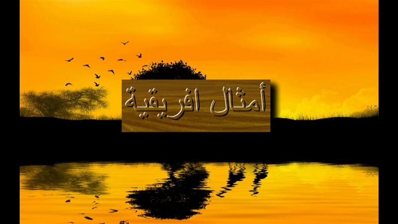 الأمثال الإفريقية