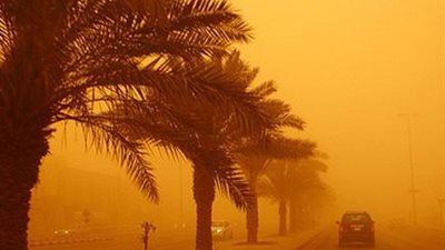 الأرصاد تُحذر من حالة الطقس: عاصفة ترابية تضرب البلاد 
