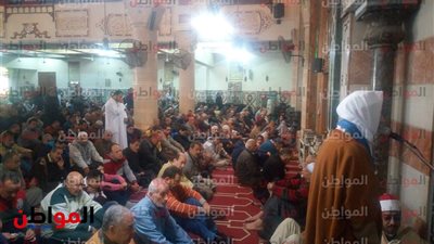 رفع آذان الجمعة بـ مسجد ناصر الاتوبيس بالبحيرة