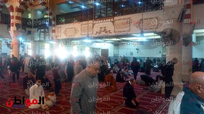 صور| ختام صلاة الجمعة بمسجد ناصر الاتوبيس بالبحيرة