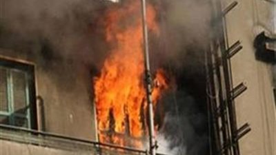 ماس كهربائي يتسبب في حريق شقة سكنية بالمنصورة 