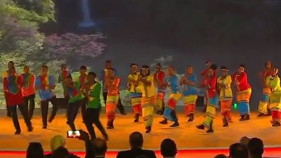 باليه فرعوني في ملتقي الشباب العربي والإفريقي بحضور السيسي 