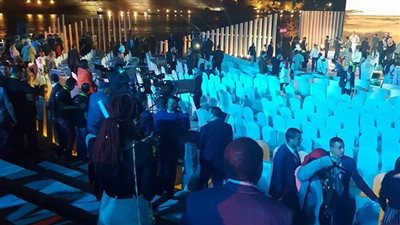 بدء انصراف ضيوف ملتقى الشباب العربي والإفريقي 2019 من المسرح الروماني
