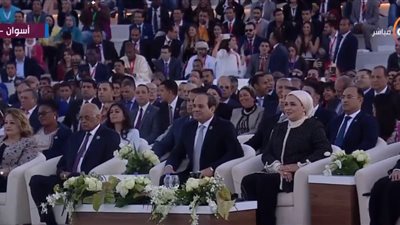 فيديو| التراث النوبي يرحب بـ« الرئيس السيسي» في ملتقى الشباب 