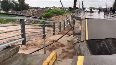 صور| فيضانات الموصل تعرقل حركة المؤسسات في العراق 