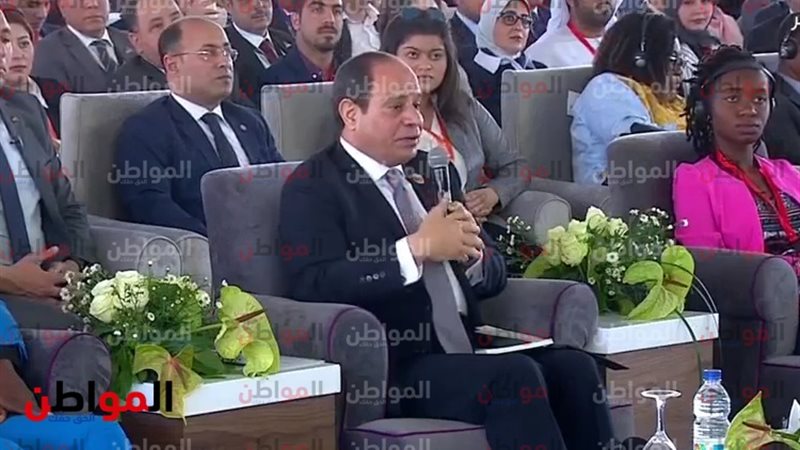 انفعال السيسي في