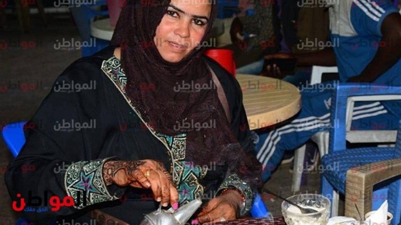 بائعة قهوة سودانية