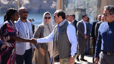 شاهد| تفاصيل لقاء السيسي بالشباب العربي والإفريقي في أسوان