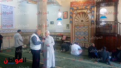 توافد المصلين على مسجد أحباب المصطفى بالبحيرة لأداء صلاة الجمعة