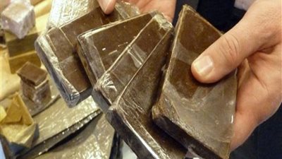 ضبط عاطلين بحوزتهما 72 طربة حشيش بالإسكندرية