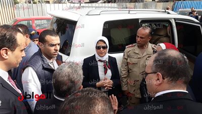 صور| وزيرة الصحة تتابع أعمال مشروع تطوير مستشفى بورسعيد العام