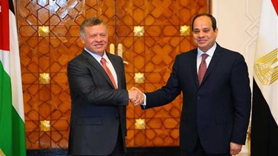القمة الثلاثية| السيسي يستقبل العاهل الأردني الملك عبد الله الثاني